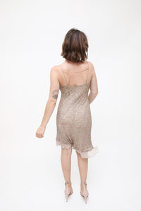 Vintage Beaded Slip dress