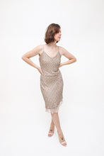 Load image into Gallery viewer, Vintage Beaded Slip dress
