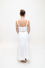 Load image into Gallery viewer, Lee Mathews White Linen Skirt
