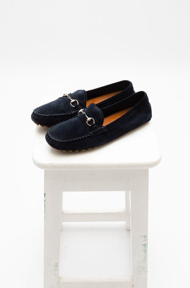 Gucci Navy Loafer