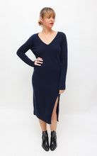 Load image into Gallery viewer, Sass &amp; Bide Navy Cashmere Dress

