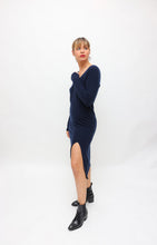 Load image into Gallery viewer, Sass &amp; Bide Navy Cashmere Dress
