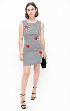 Load image into Gallery viewer, Vintage Hounds Tooth Embroidered Mini Dress
