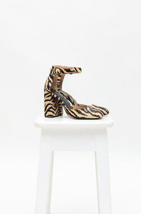 Senso Faux Animal Hair Print Heel