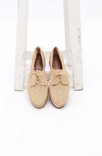 Load image into Gallery viewer, Raffia Lace up Shoe
