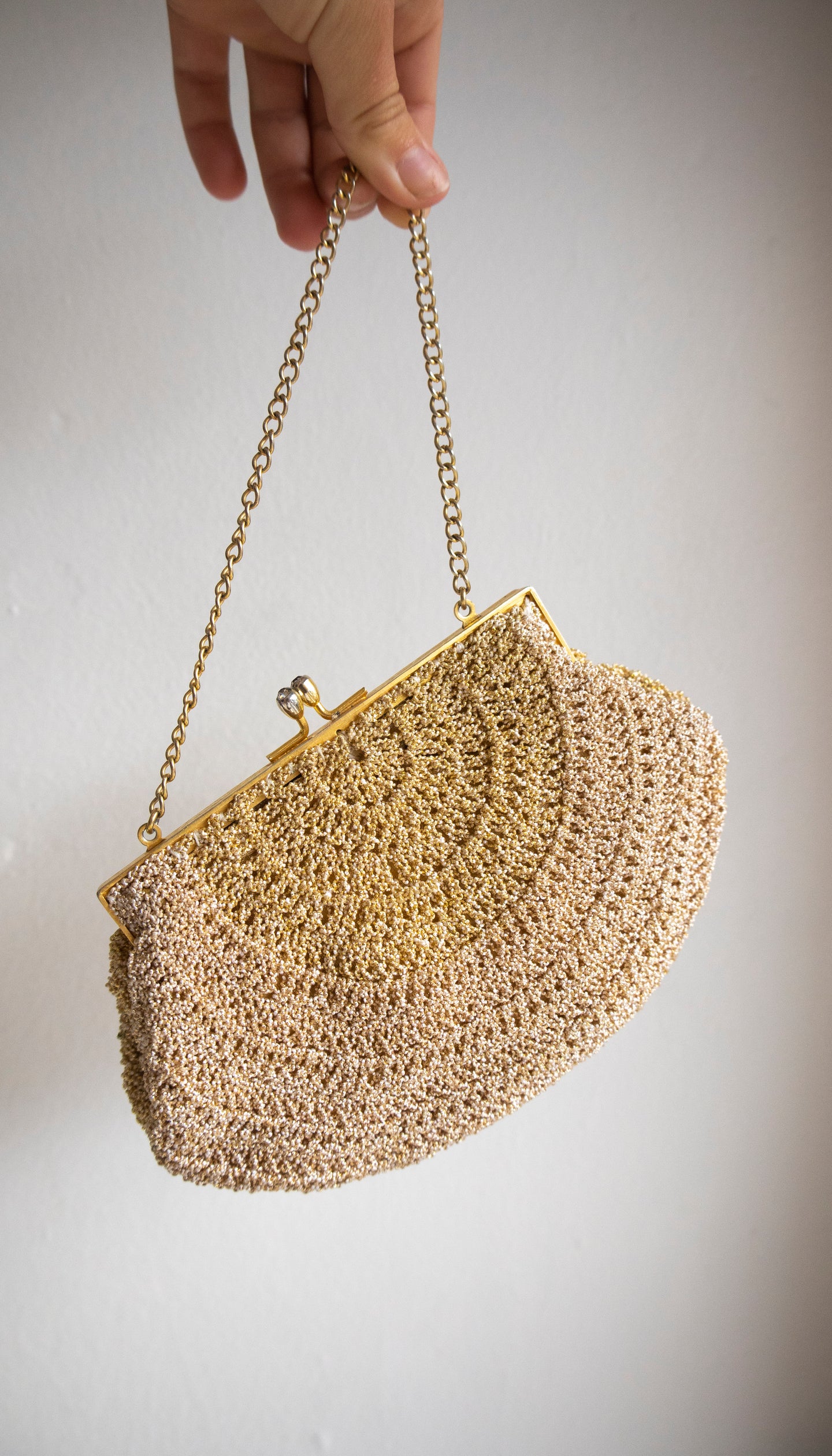 1960's Hand Crochet Bag