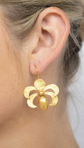 Gold Plated 'Bumble' Earring