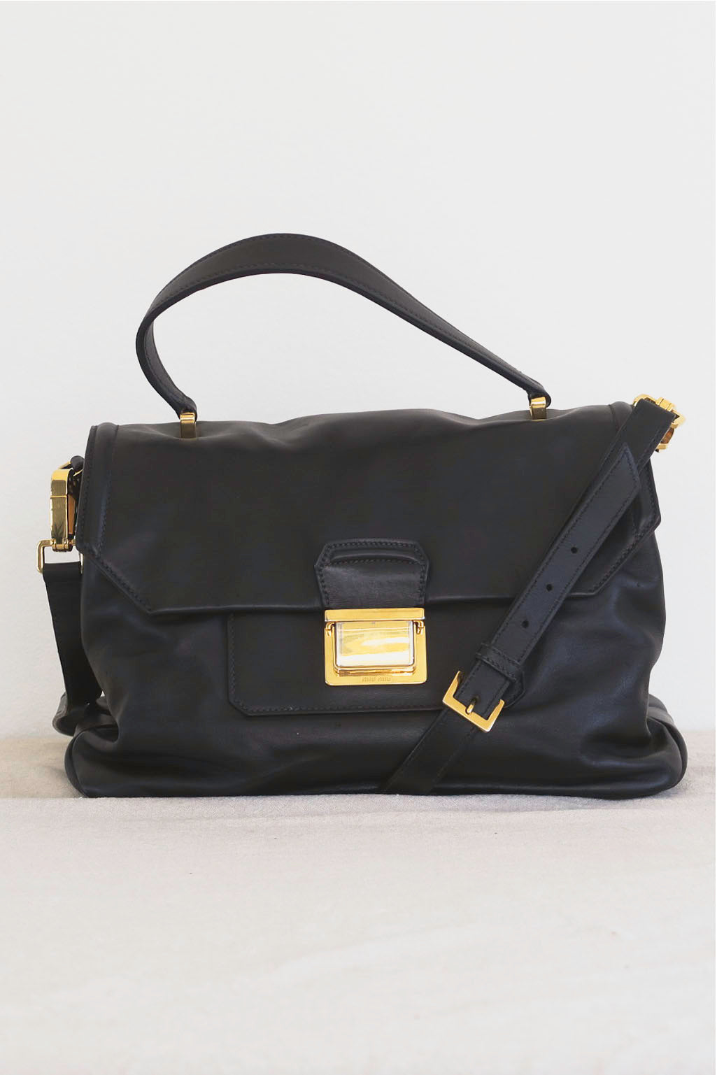 Miu Miu Black Leather Bag